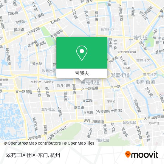 翠苑三区社区-东门地图