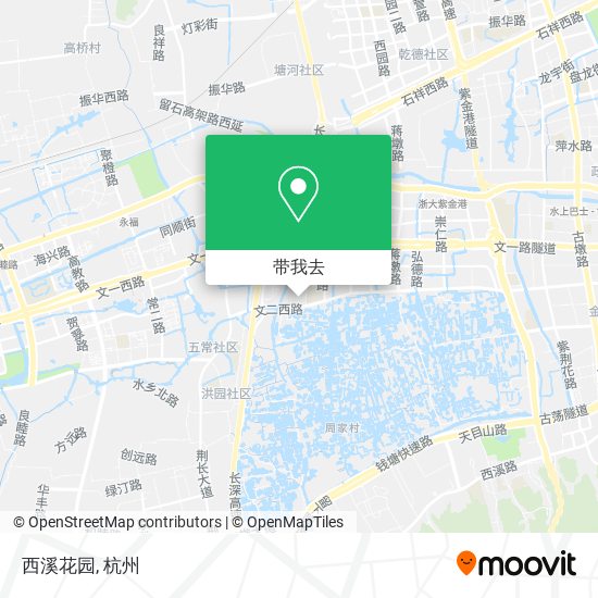 西溪花园地图