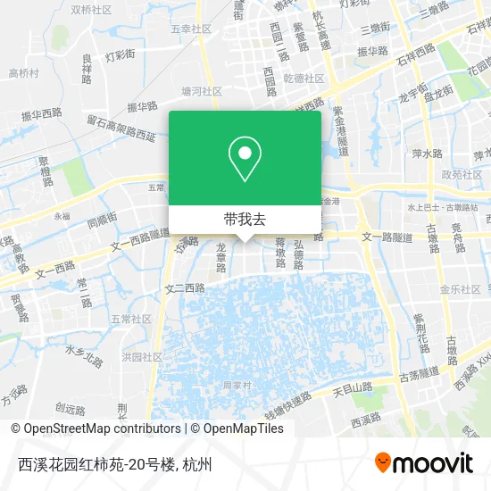 西溪花园红柿苑-20号楼地图