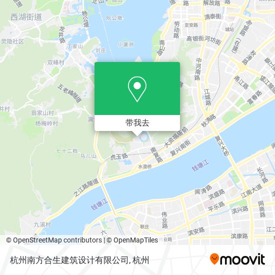 杭州南方合生建筑设计有限公司地图