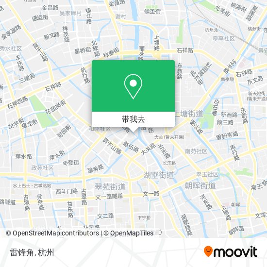 雷锋角地图