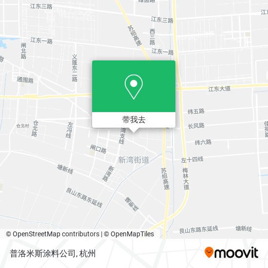 普洛米斯涂料公司地图