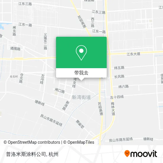 普洛米斯涂料公司地图