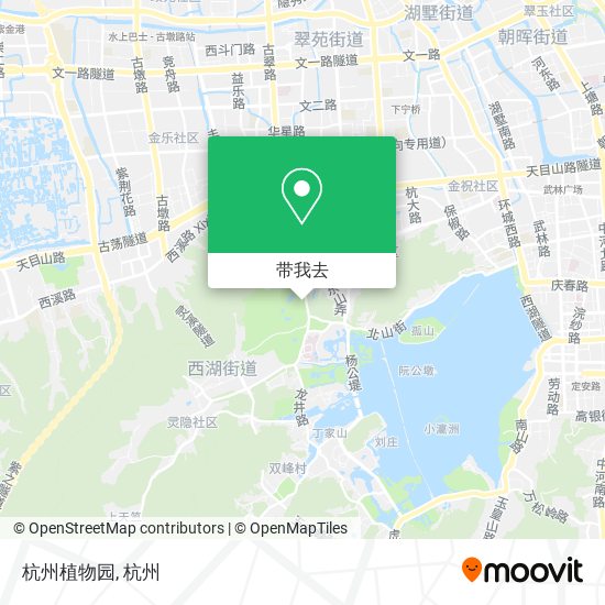 杭州植物园地图