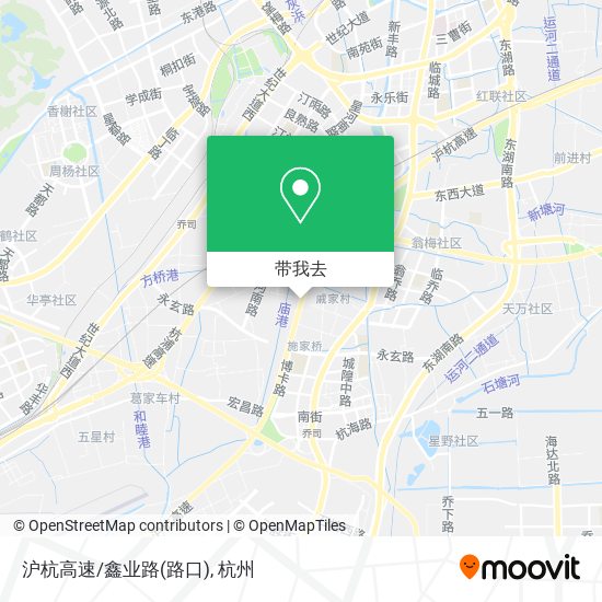 沪杭高速/鑫业路(路口)地图