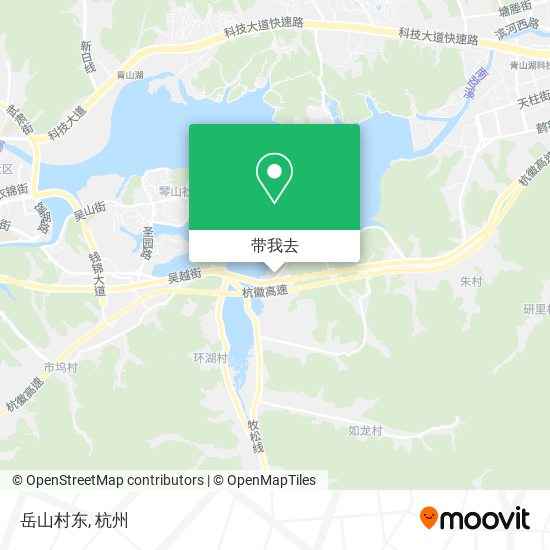 岳山村东地图