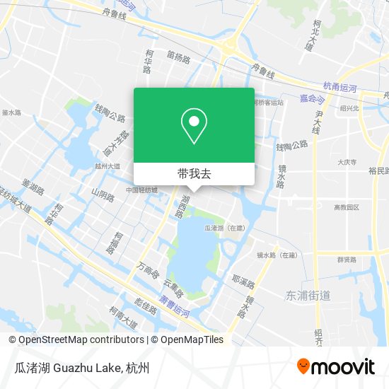 瓜渚湖 Guazhu Lake地图