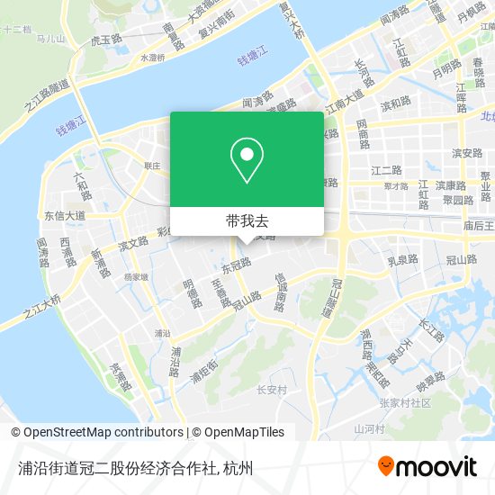 浦沿街道冠二股份经济合作社地图