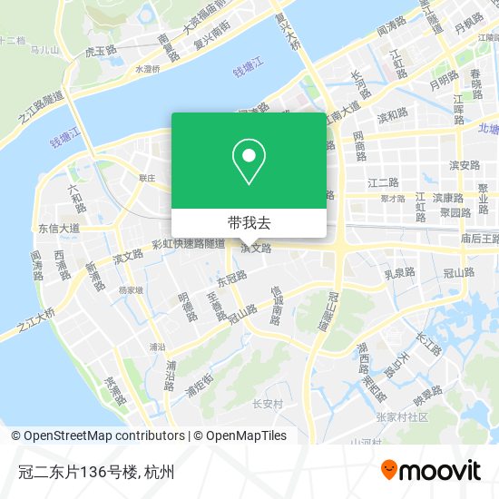 冠二东片136号楼地图