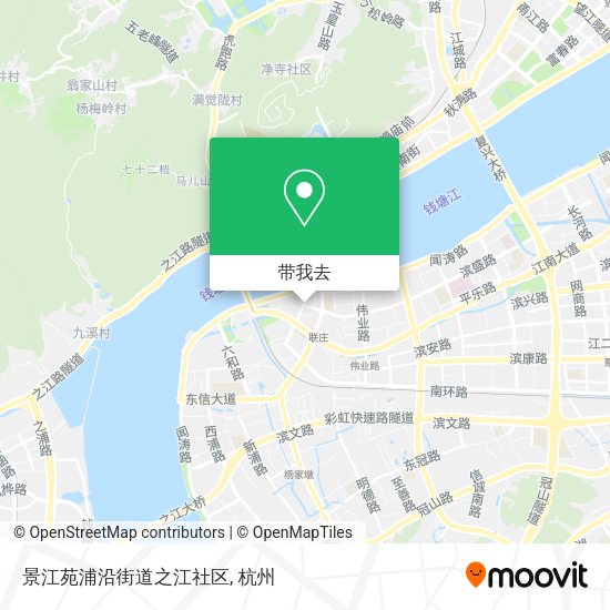 景江苑浦沿街道之江社区地图