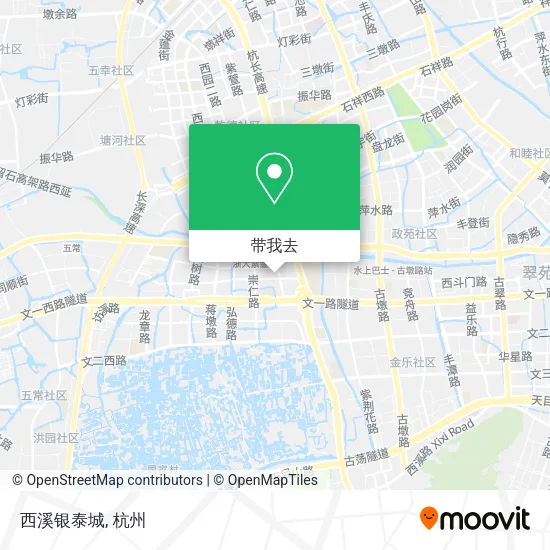 西溪银泰城地图