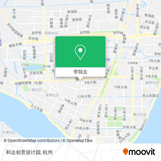 和达创意设计园地图