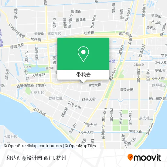 和达创意设计园-西门地图