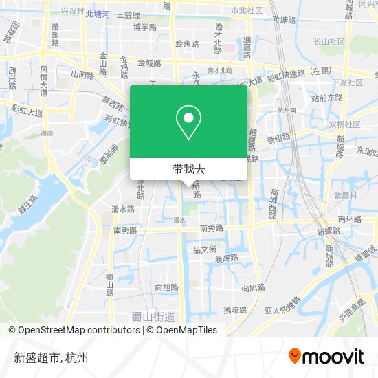 新盛超市地图