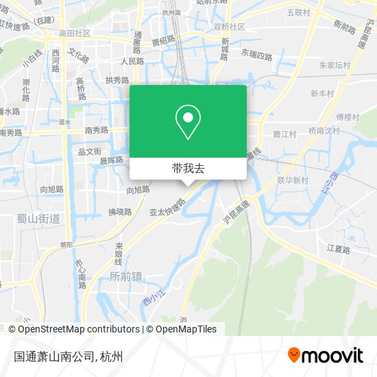 国通萧山南公司地图