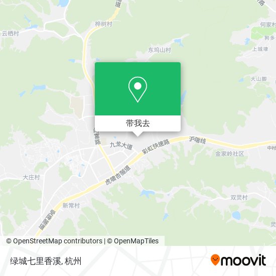 绿城七里香溪地图
