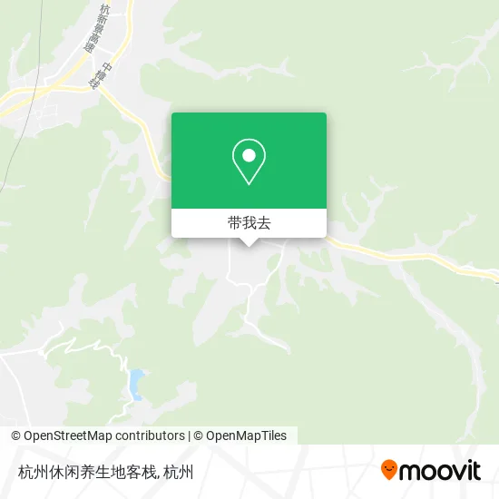 杭州休闲养生地客栈地图