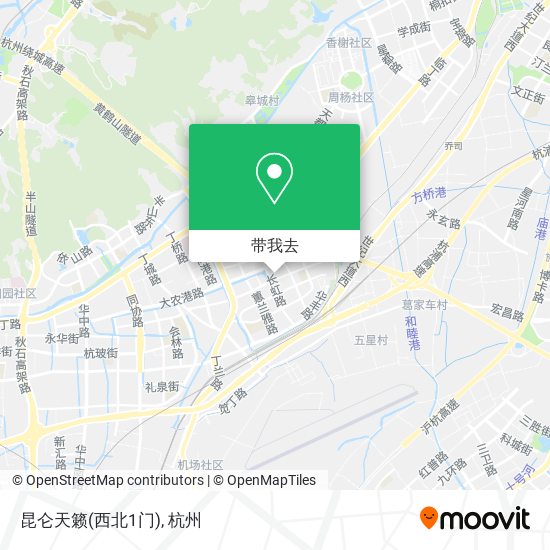 昆仑天籁(西北1门)地图