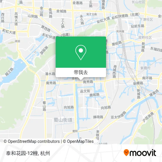 泰和花园-12幢地图