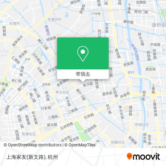 上海家友(新文路)地图