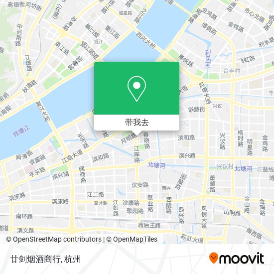 廿剑烟酒商行地图
