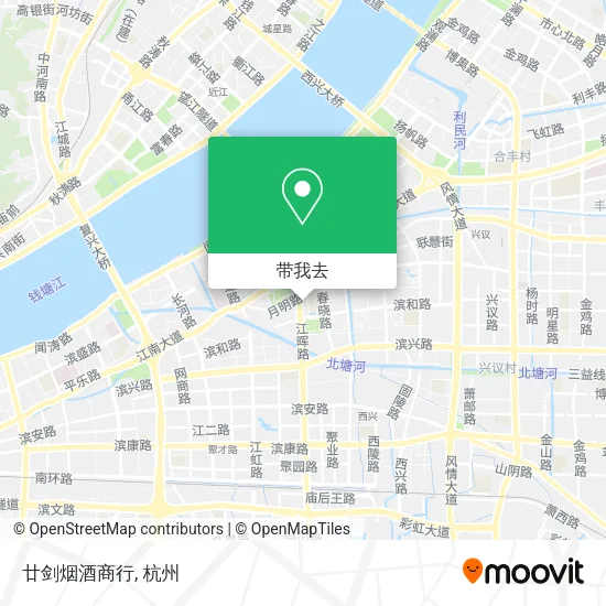 廿剑烟酒商行地图