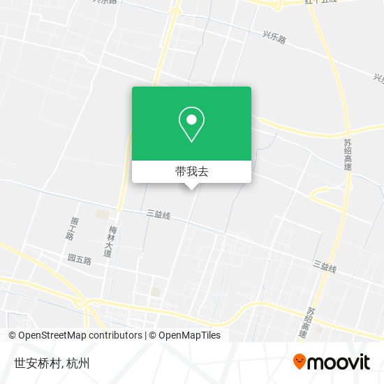 世安桥村地图