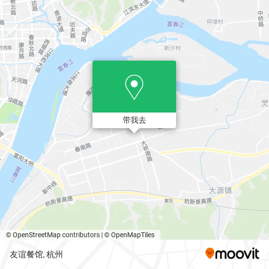 友谊餐馆地图