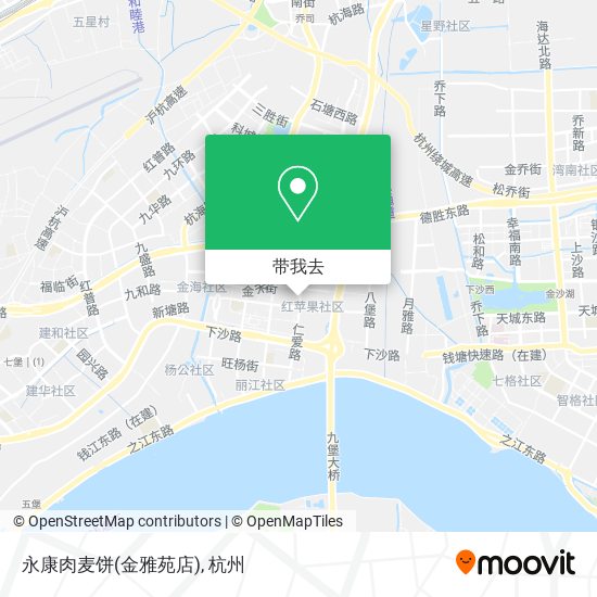永康肉麦饼(金雅苑店)地图
