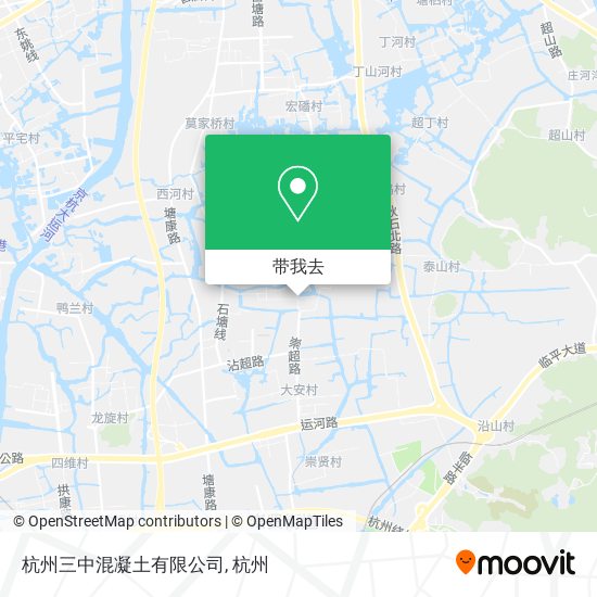 杭州三中混凝土有限公司地图