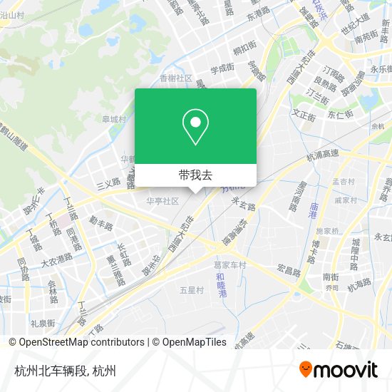 杭州北车辆段地图
