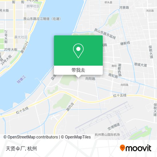 天贤伞厂地图