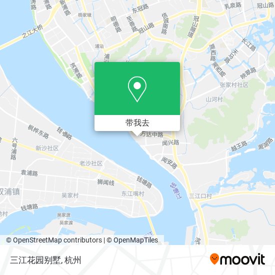 三江花园别墅地图