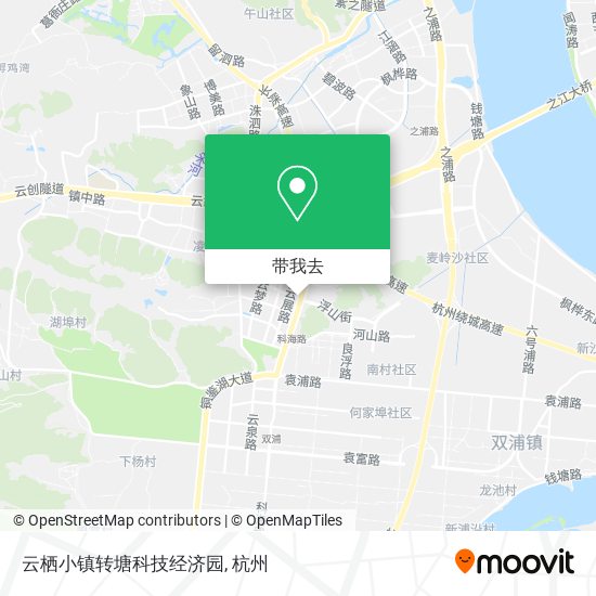 云栖小镇转塘科技经济园地图