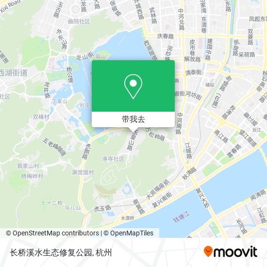 长桥溪水生态修复公园地图