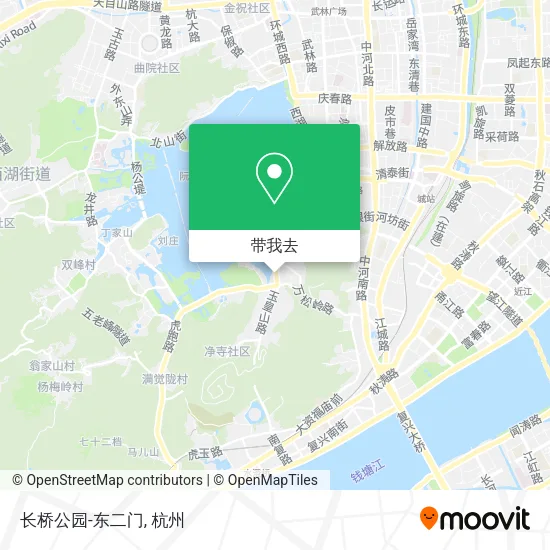 长桥公园-东二门地图