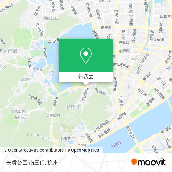长桥公园-南三门地图