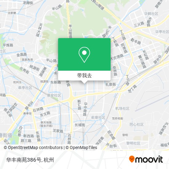 华丰南苑386号地图