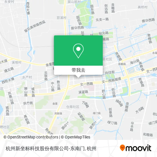 杭州新坐标科技股份有限公司-东南门地图