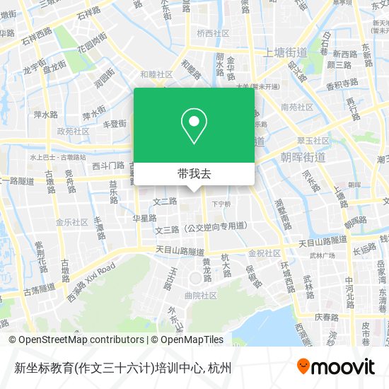 新坐标教育(作文三十六计)培训中心地图