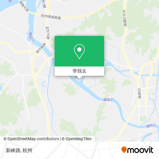 新峡路地图