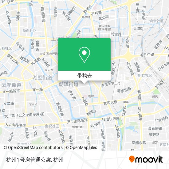 杭州1号房普通公寓地图