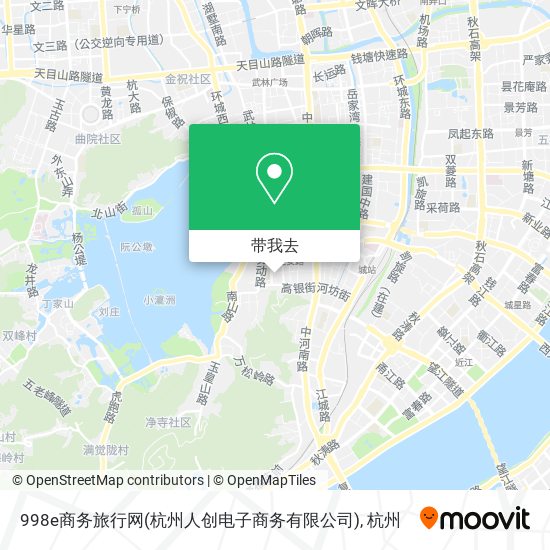 998e商务旅行网(杭州人创电子商务有限公司)地图