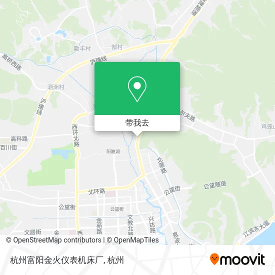 杭州富阳金火仪表机床厂地图
