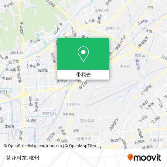 茶花村东地图
