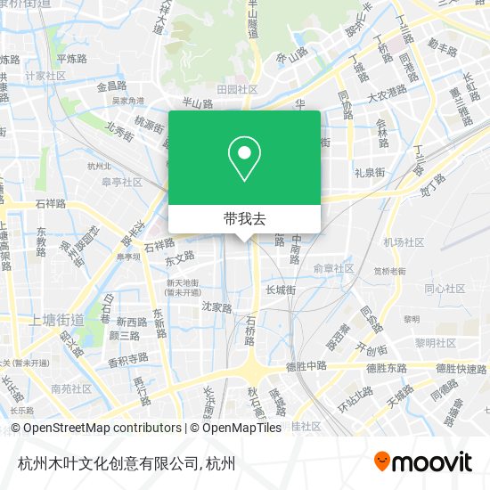 杭州木叶文化创意有限公司地图