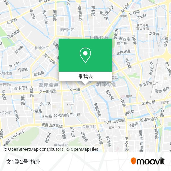 文1路2号地图