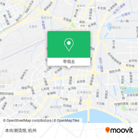 本街潮流馆地图