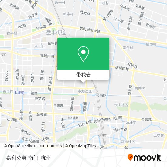嘉利公寓-南门地图