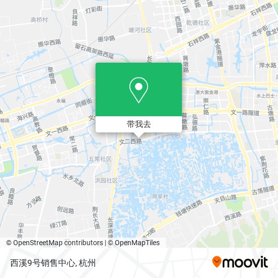 西溪9号销售中心地图